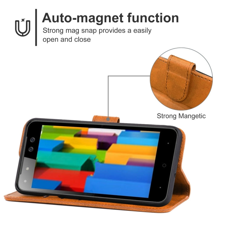 For Tecno S12 Leather Phone Case