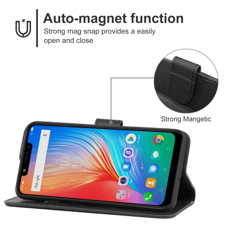For Tecno Spark 3 Pro Leather Phone Case