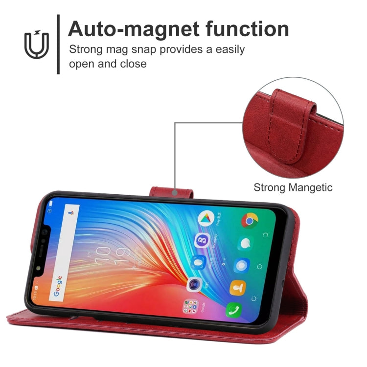 For Tecno Spark 3 Pro Leather Phone Case