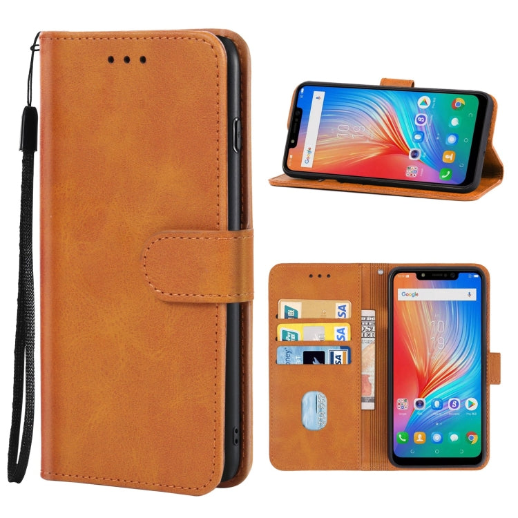 For Tecno Spark 3 Pro Leather Phone Case