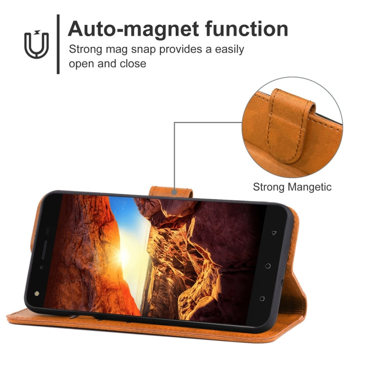 For Tecno Spark Plus / K9 Leather Phone Case
