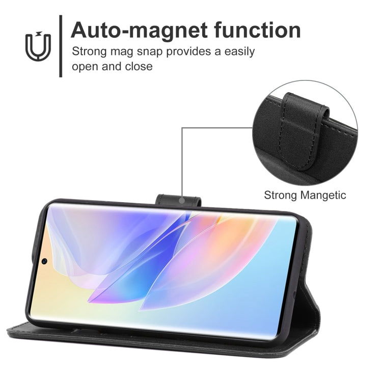Leather Phone Case For Honor 60 SE