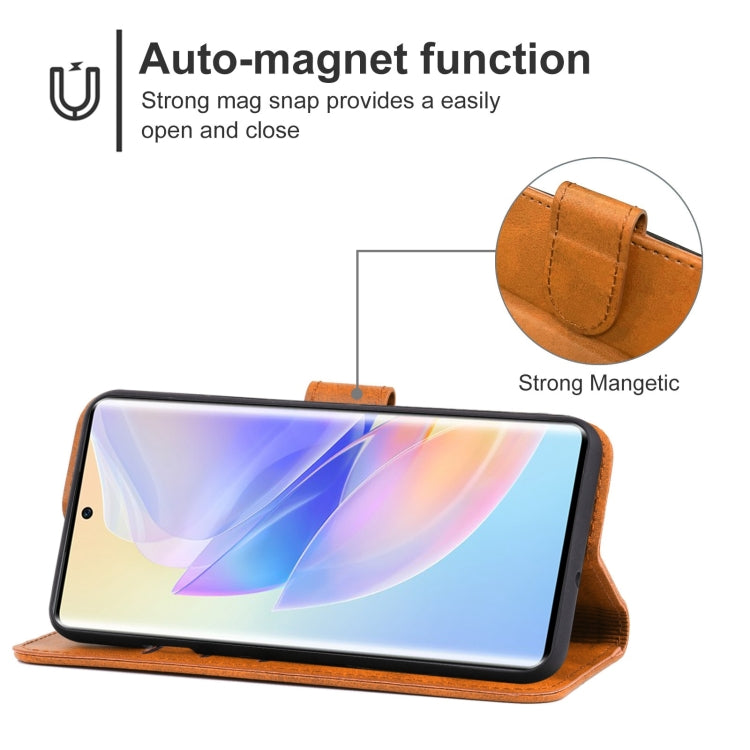 Leather Phone Case For Honor 60 SE