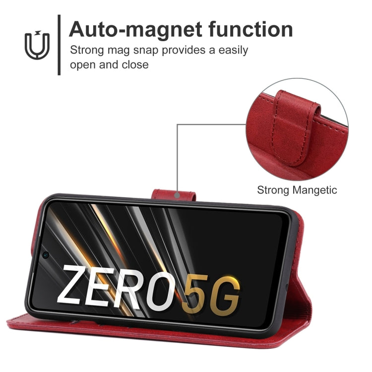 Leather Phone Case For Infinix Zero 5G
