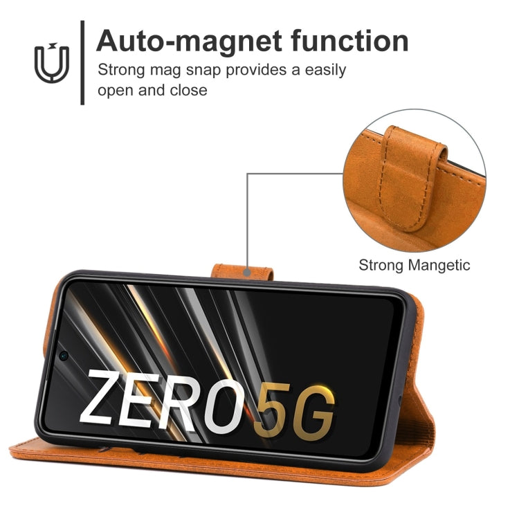 Leather Phone Case For Infinix Zero 5G