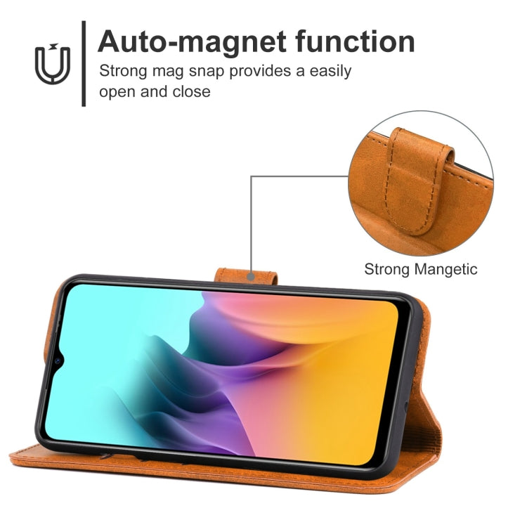 Leather Phone Case For Itel A58 Pro