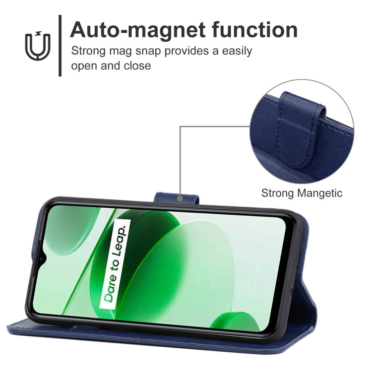 Leather Phone Case For OPPO Realme C35