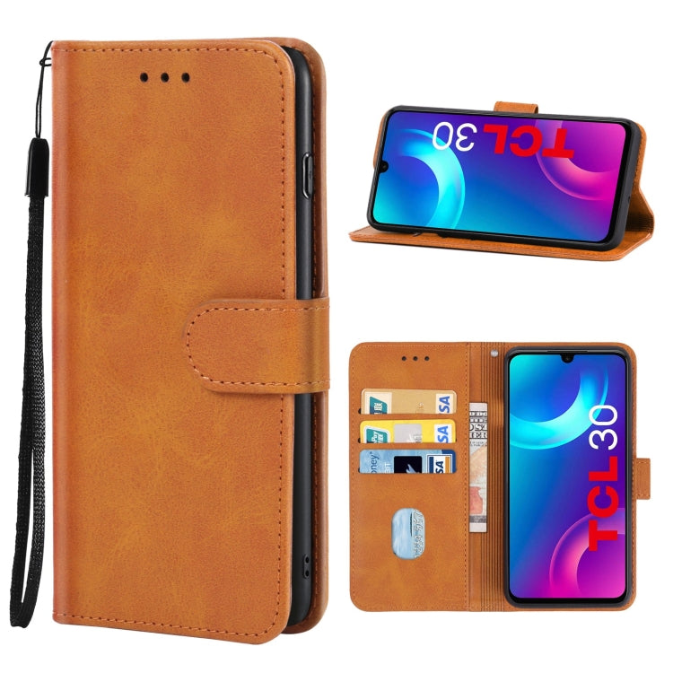 Leather Phone Case For TCL 30