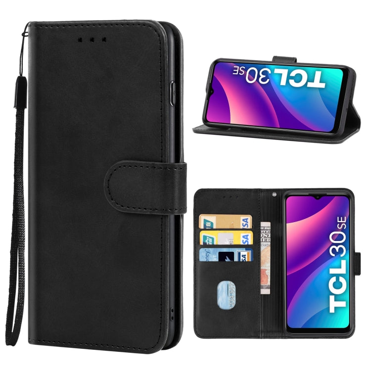 Leather Phone Case For TCL 30 SE