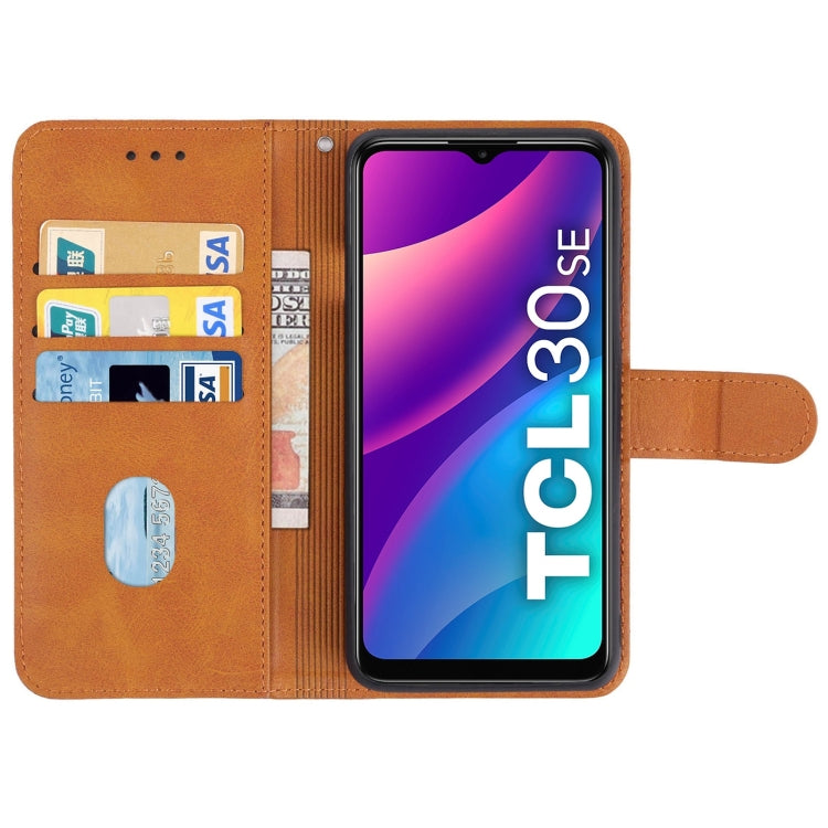 Leather Phone Case For TCL 30 SE