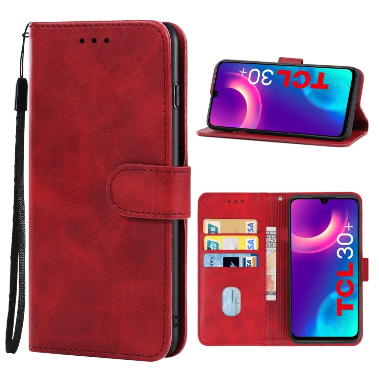 Leather Phone Case For TCL 30+