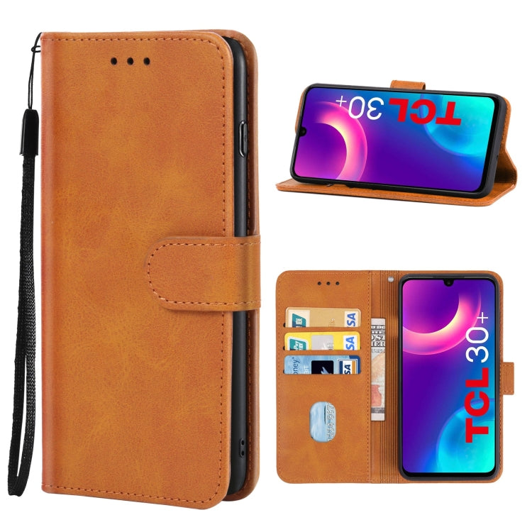 Leather Phone Case For TCL 30+