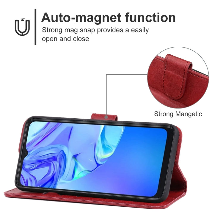 Leather Phone Case For TCL 305 / 30 SE / 306 & Sharp Aquos V6 / V6 Plus