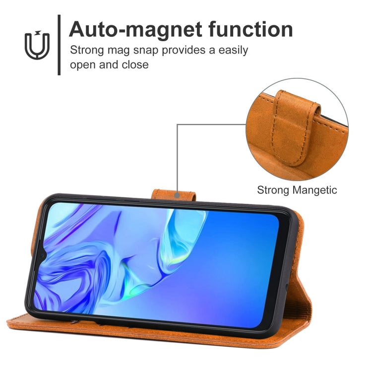 Leather Phone Case For TCL 305 / 30 SE / 306 & Sharp Aquos V6 / V6 Plus