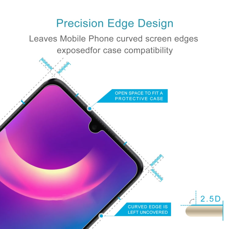 10 PCS 0.26mm 9H 2.5D Tempered Glass Film For TCL 30 / TCL 30+