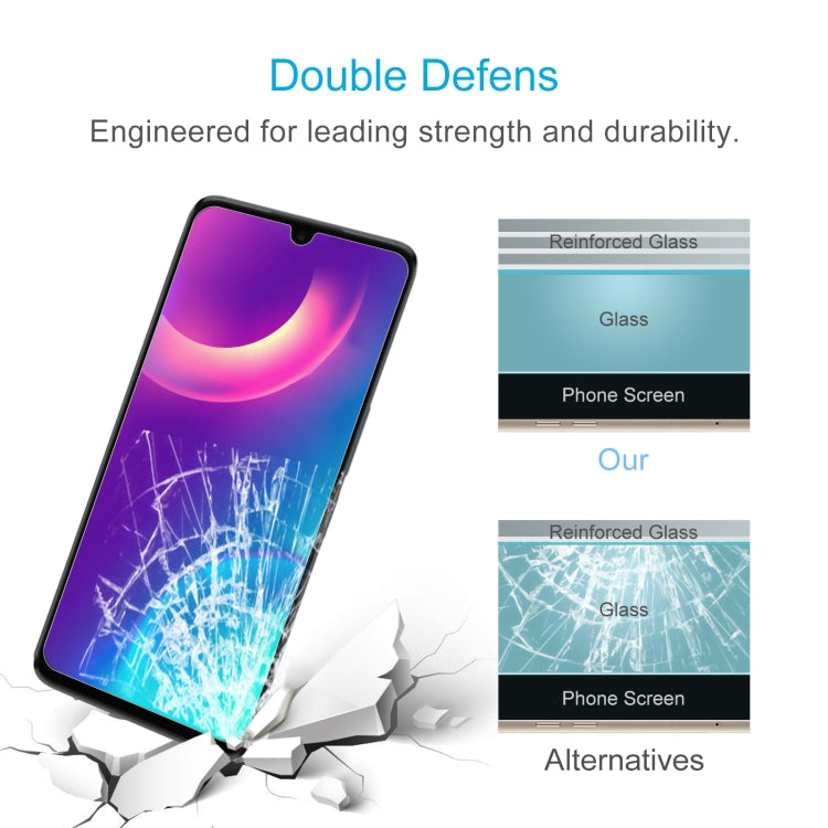 10 PCS 0.26mm 9H 2.5D Tempered Glass Film For TCL 30 / TCL 30+
