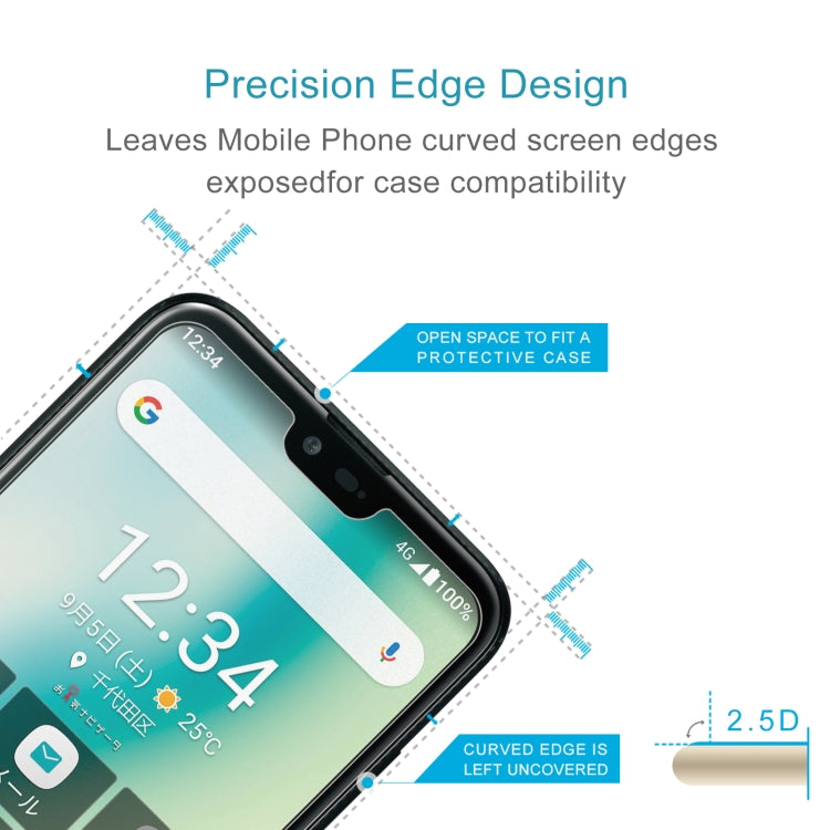 10 PCS 0.26mm 9H 2.5D Tempered Glass Film For Kyocera Gratina KYV48
