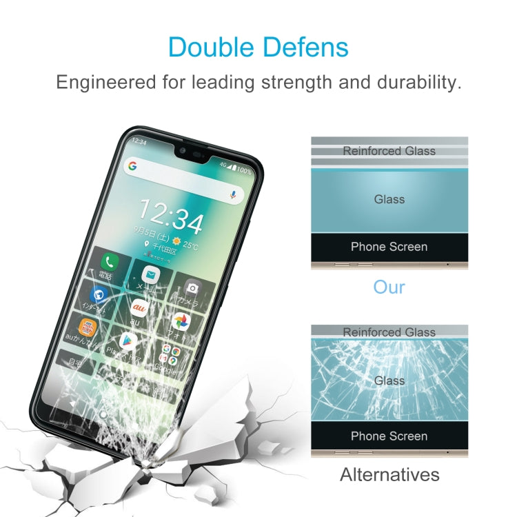 10 PCS 0.26mm 9H 2.5D Tempered Glass Film For Kyocera Gratina KYV48