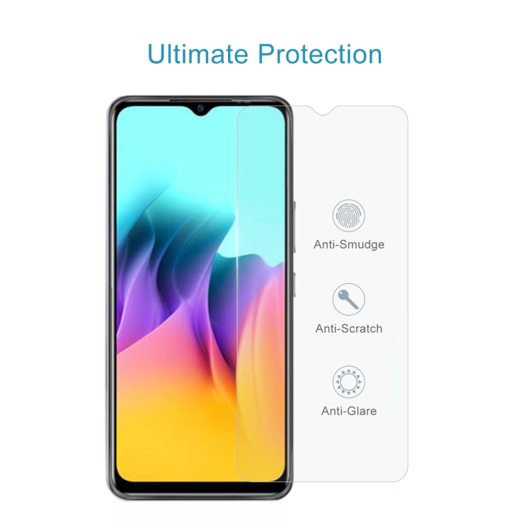 10 PCS 0.26mm 9H 2.5D Tempered Glass Film For Itel A58 / A58 Pro