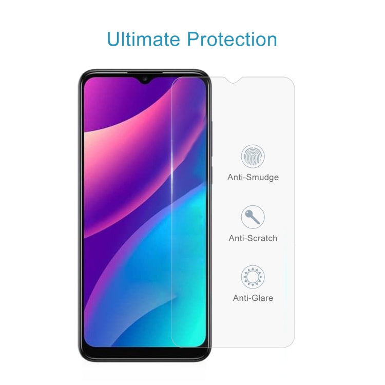 50 PCS 0.26mm 9H 2.5D Tempered Glass Film For TCL 30 SE