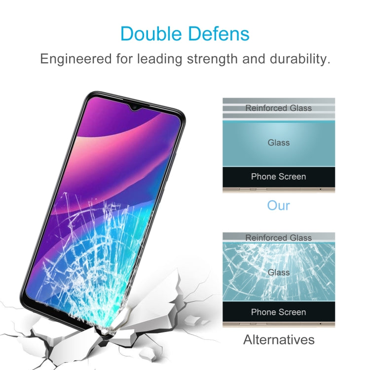 50 PCS 0.26mm 9H 2.5D Tempered Glass Film For TCL 30 SE