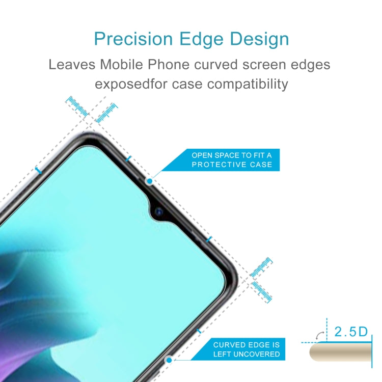 50 PCS 0.26mm 9H 2.5D Tempered Glass Film For Itel A58 / A58 Pro
