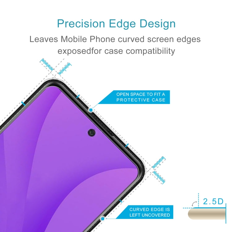 50 PCS 0.26mm 9H 2.5D Tempered Glass Film For BLU G71+
