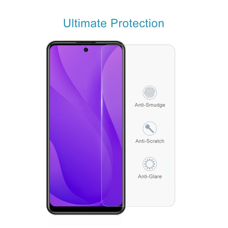 50 PCS 0.26mm 9H 2.5D Tempered Glass Film For BLU G71+