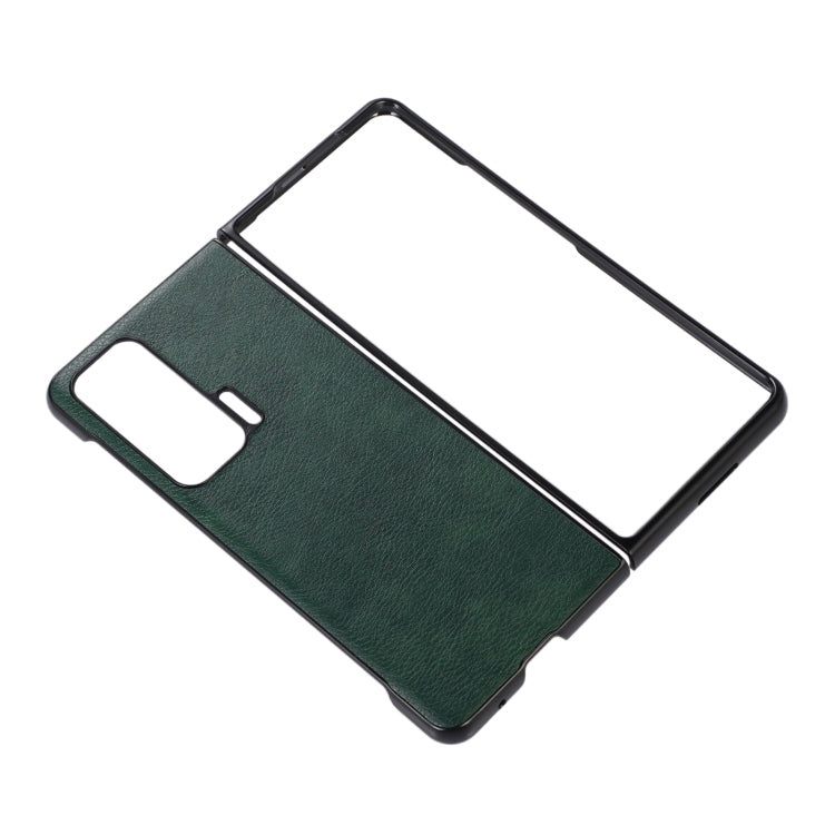 For Honor Magic V Two-color Litchi Texture Phone Case