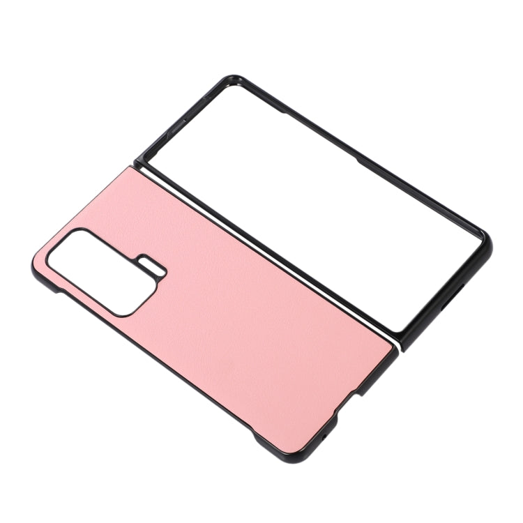 For Honor Magic V Two-color Litchi Texture Phone Case