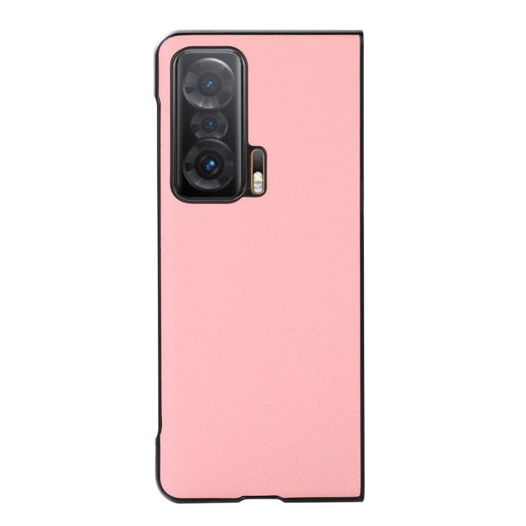 For Honor Magic V Two-color Litchi Texture Phone Case