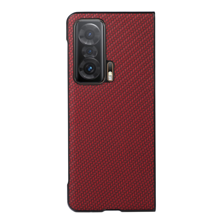 For Honor Magic V Carbon Fiber Texture Shockproof Protective Phone Case
