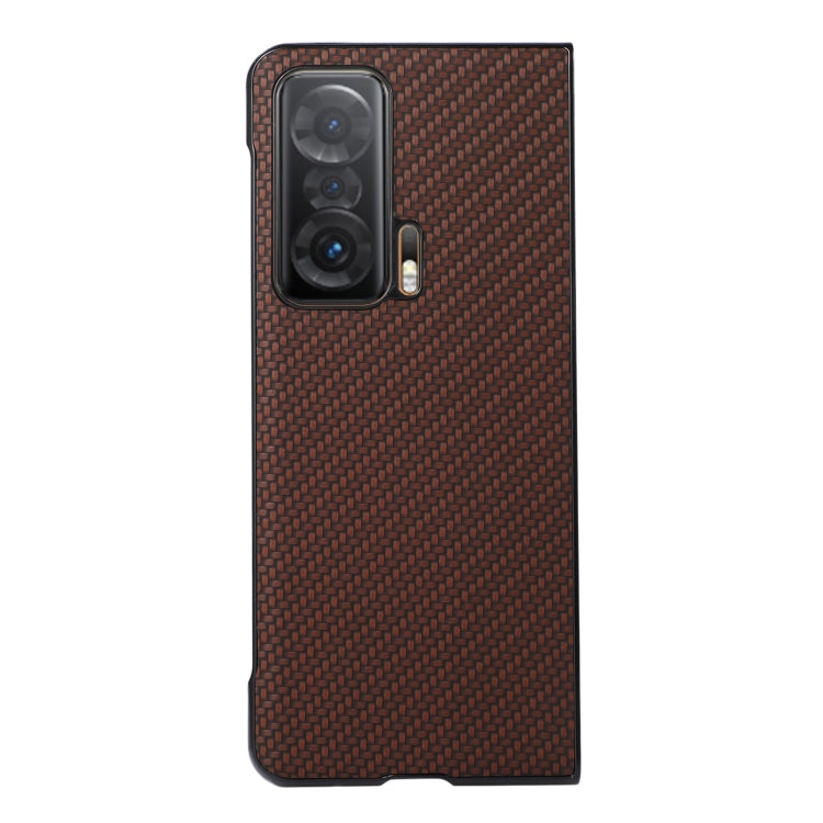 For Honor Magic V Carbon Fiber Texture Shockproof Protective Phone Case