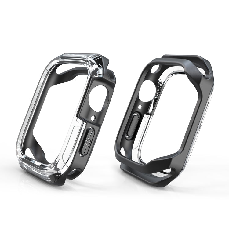 Transparent Two-color Armor Case For Apple Watch Series 8 / 7 45mm