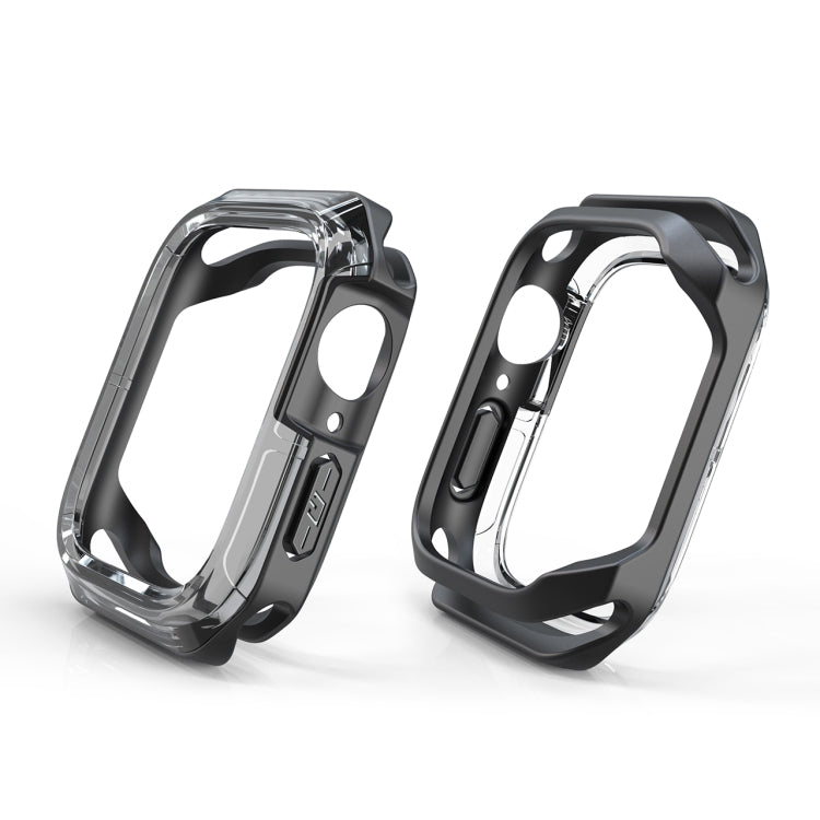 Transparent Two-color Armor Case For Apple Watch Series 8 / 7 45mm