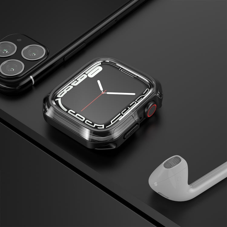 Transparent Two-color Armor Case For Apple Watch Series 8 / 7 45mm
