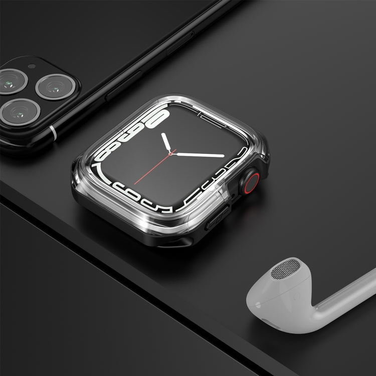 Transparent Two-color Armor Case For Apple Watch Series 8 / 7 41mm