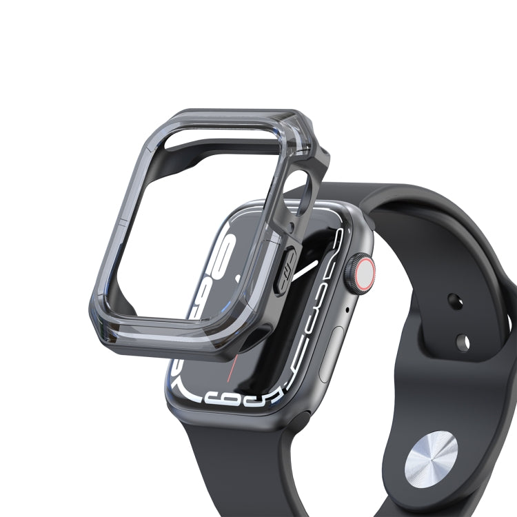Transparent Two-color Armor Case For Apple Watch Series 8 / 7 41mm