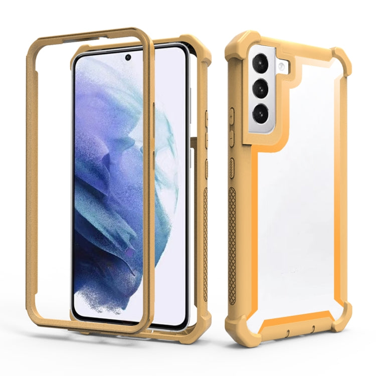 For Samsung Galaxy S22 5G Double-Sided Full Coverage TPU + Acrylic Phone Case