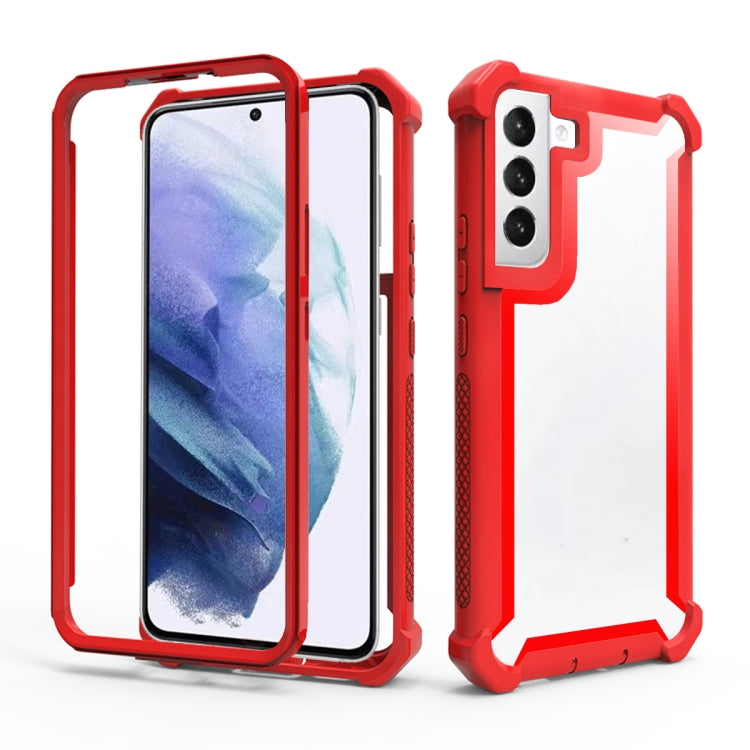 For Samsung Galaxy S22 5G Double-Sided Full Coverage TPU + Acrylic Phone Case