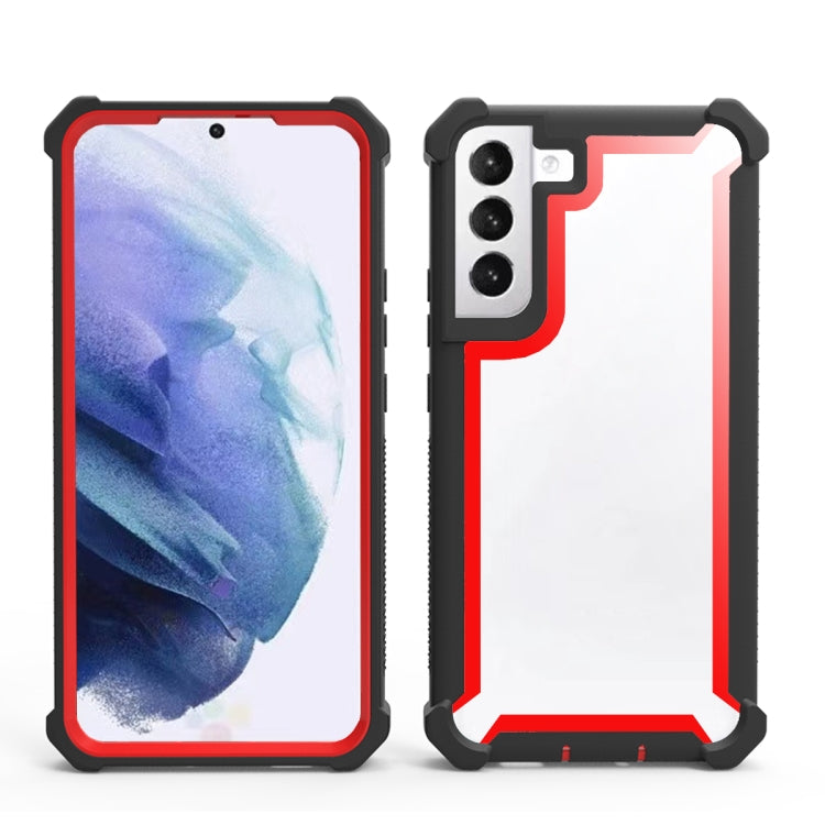 For Samsung Galaxy S22 5G Double-Sided Full Coverage TPU + Acrylic Phone Case