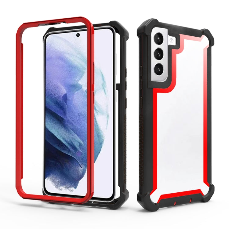 For Samsung Galaxy S22+ 5G Double-Sided Full Coverage TPU + Acrylic Phone Case