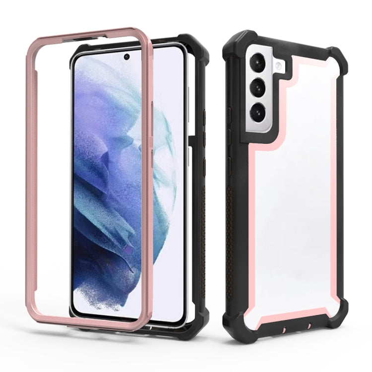 For Samsung Galaxy S22+ 5G Double-Sided Full Coverage TPU + Acrylic Phone Case