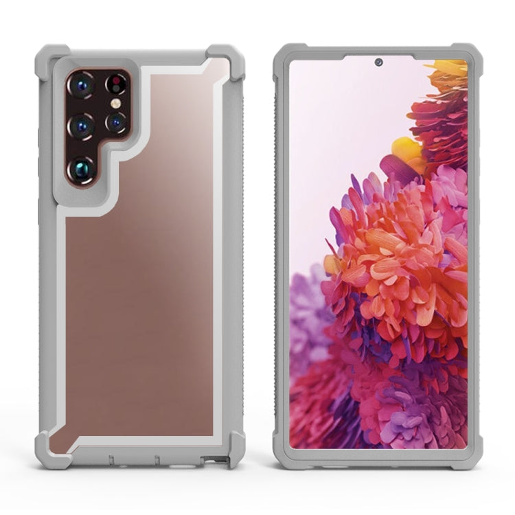 For Samsung Galaxy S22 Ultra 5G Double-Sided Full Coverage TPU + Acrylic Phone Case