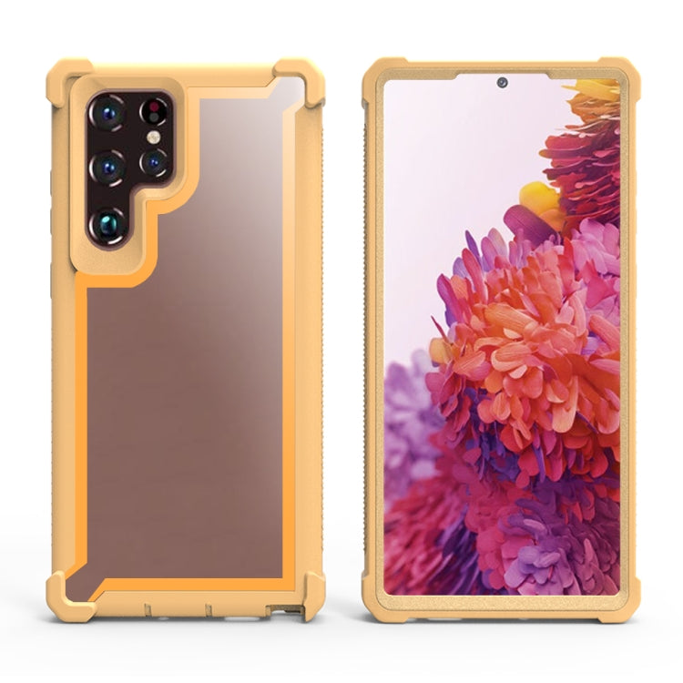 For Samsung Galaxy S22 Ultra 5G Double-Sided Full Coverage TPU + Acrylic Phone Case