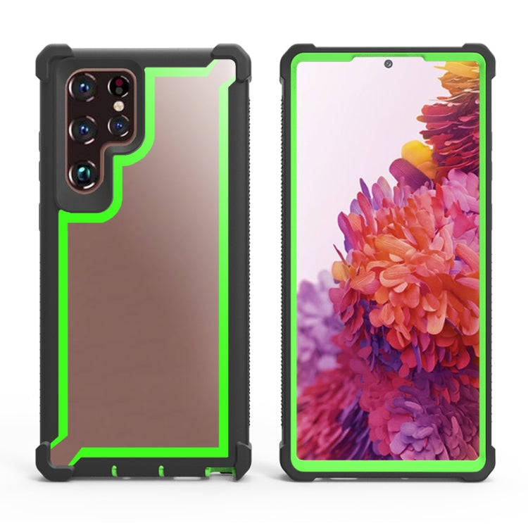 For Samsung Galaxy S22 Ultra 5G Double-Sided Full Coverage TPU + Acrylic Phone Case