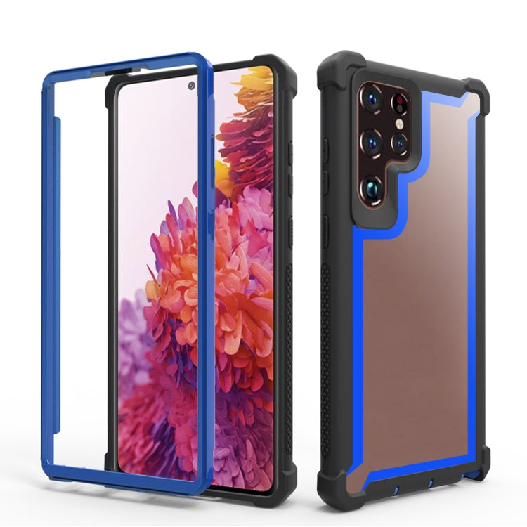 For Samsung Galaxy S22 Ultra 5G Double-Sided Full Coverage TPU + Acrylic Phone Case