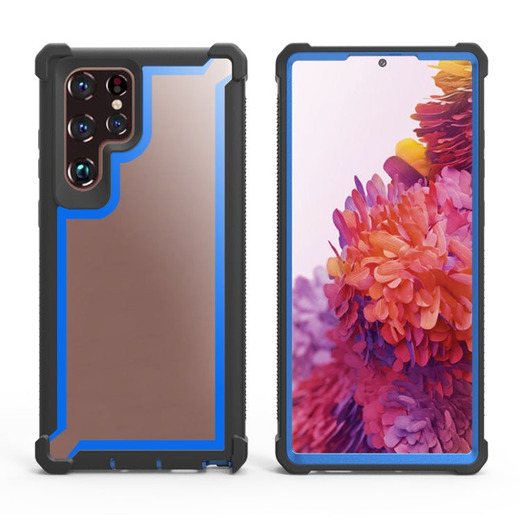 For Samsung Galaxy S22 Ultra 5G Double-Sided Full Coverage TPU + Acrylic Phone Case