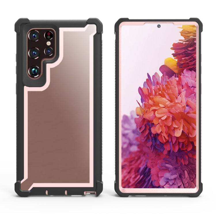 For Samsung Galaxy S22 Ultra 5G Double-Sided Full Coverage TPU + Acrylic Phone Case