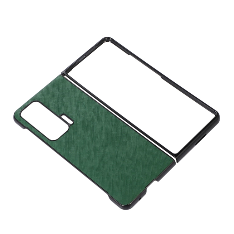 For Honor Magic V Cross Texture PU Leather Phone Case